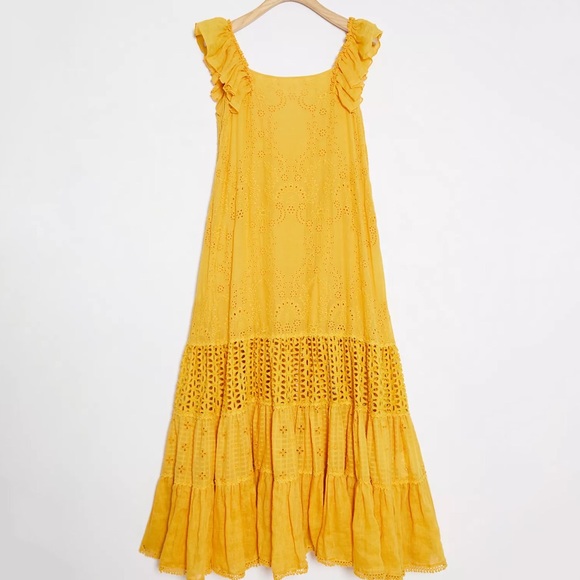 Anthropologie Fallon Eyelet Maxi Dress - Picture 12 of 16